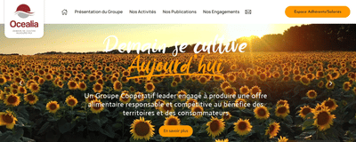 Création site internet Océalia - Création de site internet