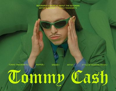 Tommy Cash Longread: A Bold Artistic Web Journey - Ergonomia (UX/UI)