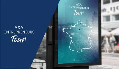 Axa | Identité visuelle & Supports print - Création de site internet
