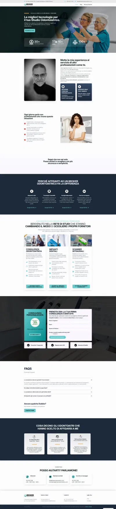 BrokerOdontoiatrico.com - Business Nazionale di Consulenza B2B - Growth Marketing