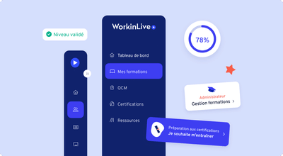 Refonte d’une plateforme de formation - Webanwendung