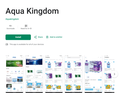 Aqua Kingdom - Web Application