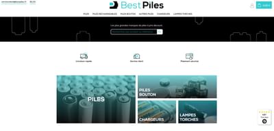 Best Piles - Site marchand - E-commerce
