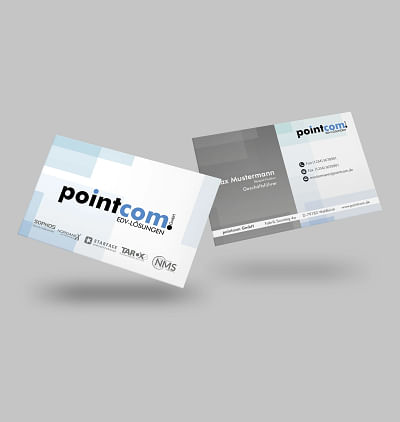 Visitenkarten für pointcom - Ontwerp