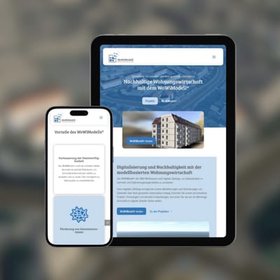 „WoWiModell SWG“ - Webseitengestaltung