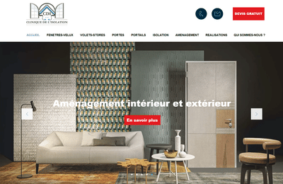 Création Site Vitrine Clinique de l'Isolation - Website Creation