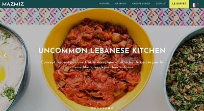 MazMiz - Uncommon Lebanese Kitchen - Création de site internet