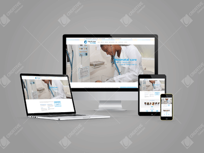 Site web POLYCLINIQUE DU PALAIS - Website Creatie