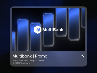 Promo video with 2D/3D motion graphics for FinTech - Animación Digital