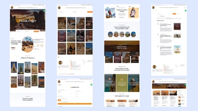 Zazer Travel Site web - Webseitengestaltung