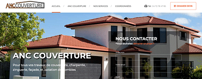 ANC Couverture - site web / seo / motion design - Website Creation