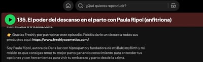 Patrocinio nativo en pódcast para marca de cosmética natural - Marketing de Influencers