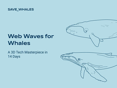 Save Whales - Grafikdesign