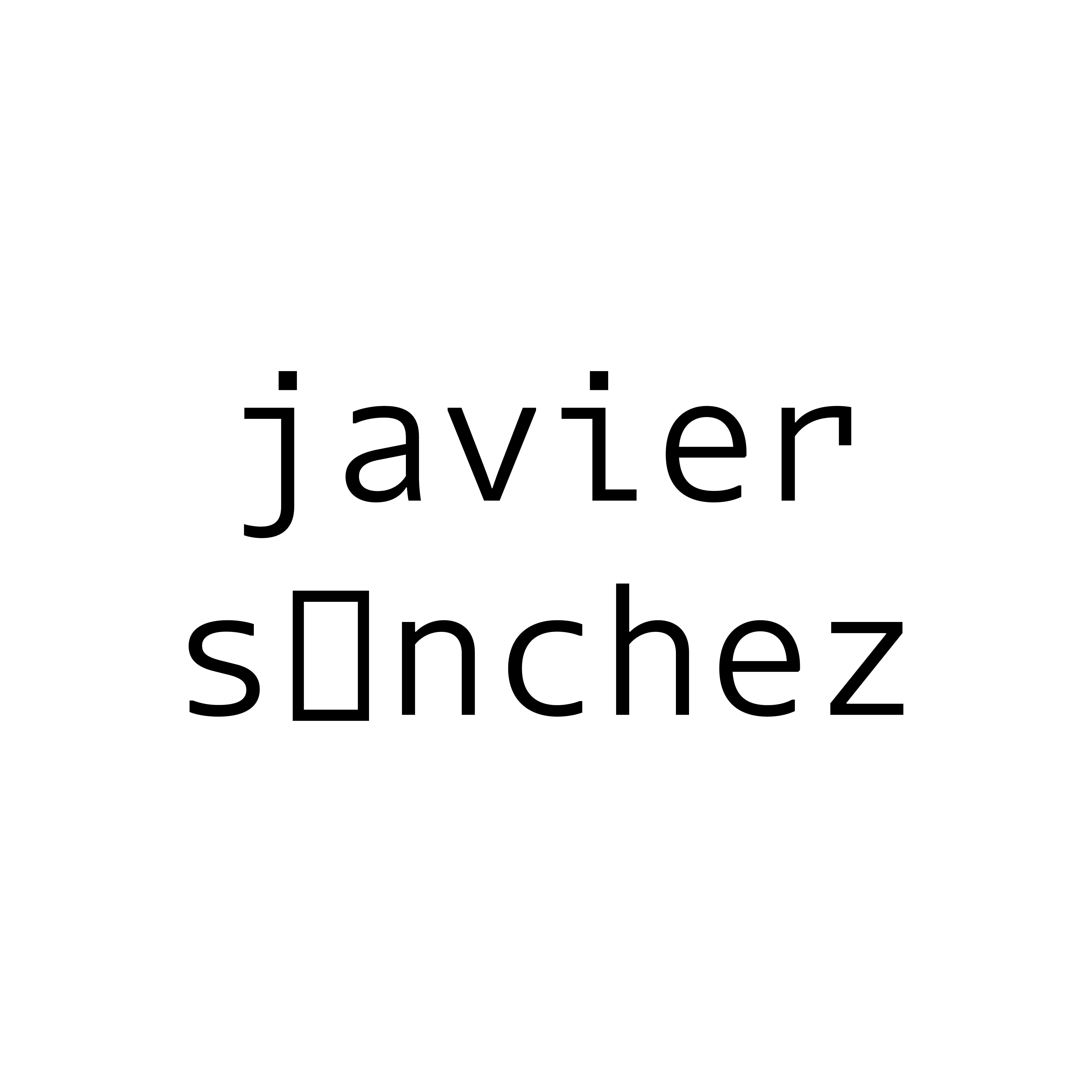 Javier Sánchez. Brand