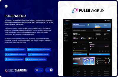 Metaverse Platform with Blockchain, NFTs & SocialFi Integration - Blockchain Development
