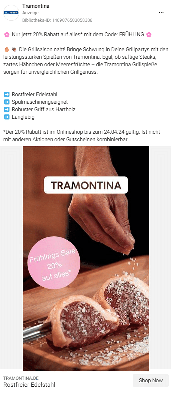Tramontina - Creazione di siti web