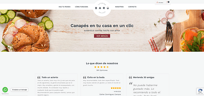 Catering en Casa - Website Creatie