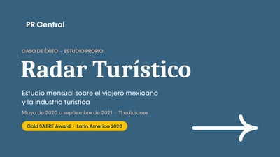 Radar Turístico: Gold SABRE Award 2020 - Public Relations (PR)
