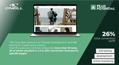 O'neill | Development and A/B testing - E-mail Marketing