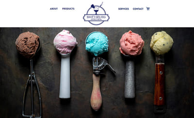 That's Gelato -  Website Design & UX Design - Création de site internet