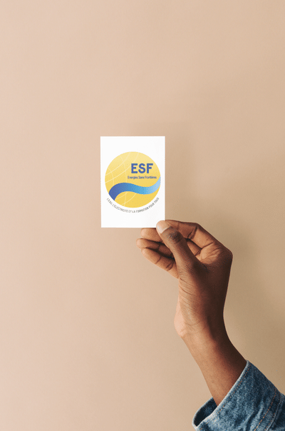 Réalisation de l’identité visuelle d’ESF – Énergies Sans Frontières - Identité Graphique