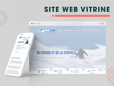 Site web vitrine - Docteur Morin - Webseitengestaltung