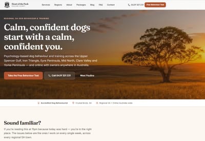 Heart of the Pack - Website Build, SEO and Lead Generation - SEO