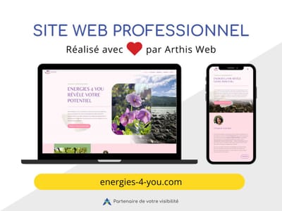 Création de site web pour coach – Energies 4 You - Création de site internet