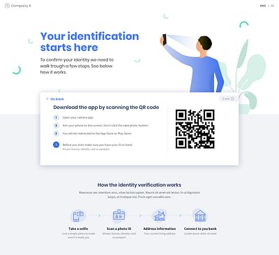 Making online identification very simple and fast! - Usabilidad (UX/UI)