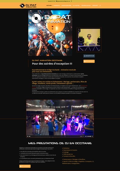 Référencement SEO local DJ PAT - SEO