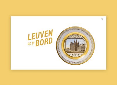 Leuven op je bord - Diseño Gráfico