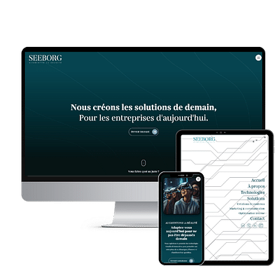 Site internet vitrine pour une agence VR - Website Creatie