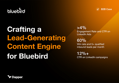 A Lead-Generating Content Engine for Bluebird - Growth Marketing