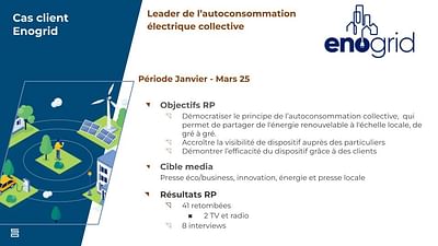 Enogrid, leader de l'autoconsommation collective - Public Relations (PR)