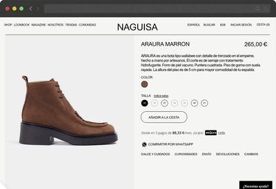 NAGUISA - E-commerce
