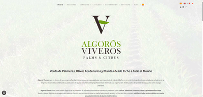 SEO y CRO para Algorós Viveros - Marketing