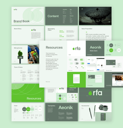 Radio Free Asia (RFA) - Branding & Positionering