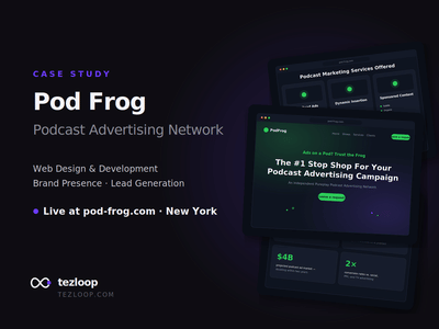 Pod Frog - Application web