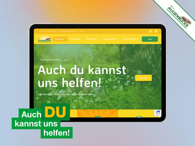 Relaunch der Webseite - Stiftung Augenblicke - Aplicación Web