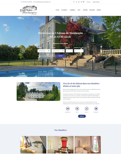 Chateau de Montaupin - Stratégie digitale
