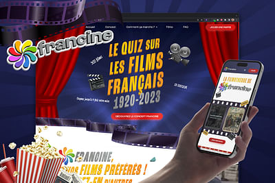 Site Vitrine - Francine - Ontwerp