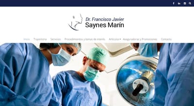 Medical services website and marketing strategy - Social Media