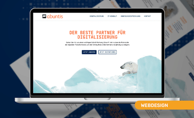 Abuntis: Neue Webseite - Mehr Kunden - Webseitengestaltung