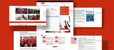 Vlaams ABVV: 7 websites op 1 Drupal platform - Création de site internet