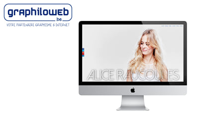Réalisation d'un site internet pour artiste - Grafikdesign