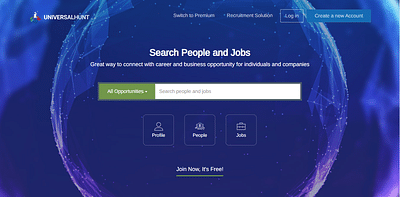 Universal Hunt Web App - Web Application