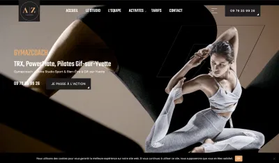 Creation site web GYMAZCOACH - Création de site internet
