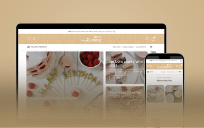 Refonte du site e-commerce de ScrapCooking - E-commerce