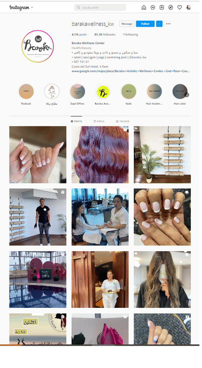 Baraka Wellness Center - Content Strategy