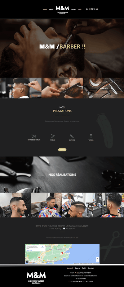M&M coiffeur barbier - SEO